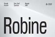 Robine – Condensed Sans Serif, a Sans Serif Font by Craft Supply Co. (Thumbnail 1 of 8)