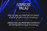 Futuristic Ballad, a Sans Serif Font by chekart (Thumbnail 8 of 9)