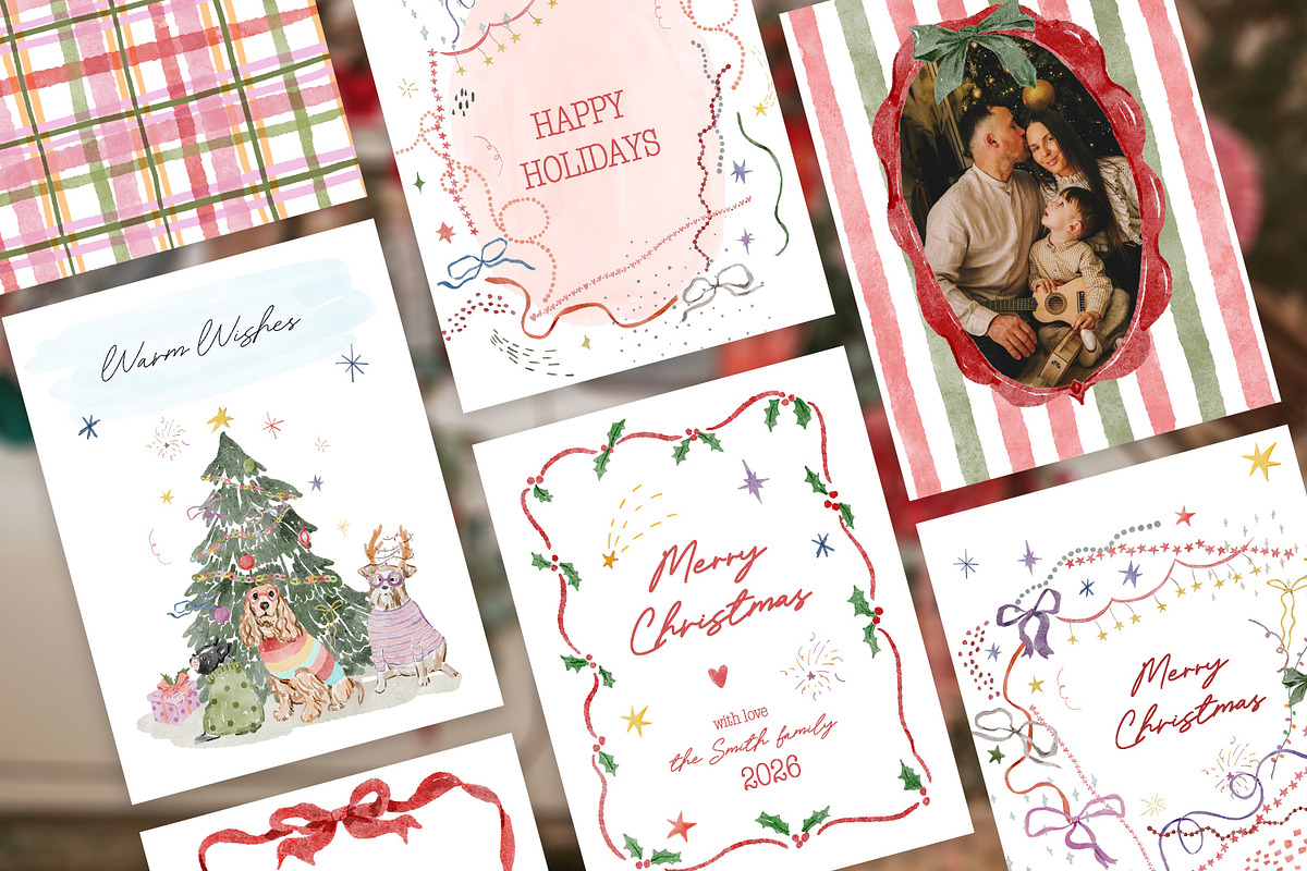 Whimsical Christmas Party, a Seasonal Illustration by Les Frolova (Photo 2 of 17)