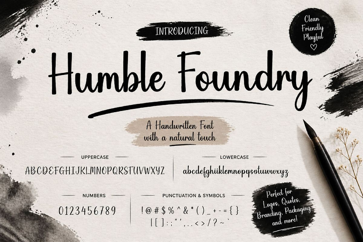 Humble Foundry Handwritten Font, a Handwritten Font by Wow Magic (Photo 2 of 3)
