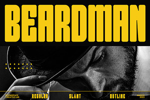 Beardman - Headline Condensed Font