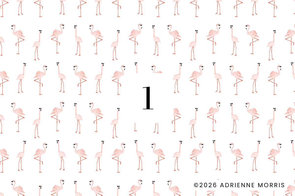 Cute Pastel Tropical Patterns, a Pattern Graphic by Adrienne Morris (Photo 2 of 7)