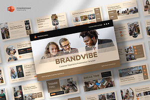 Customer Experience Powerpoint, a Presentation Template by fluffstudio