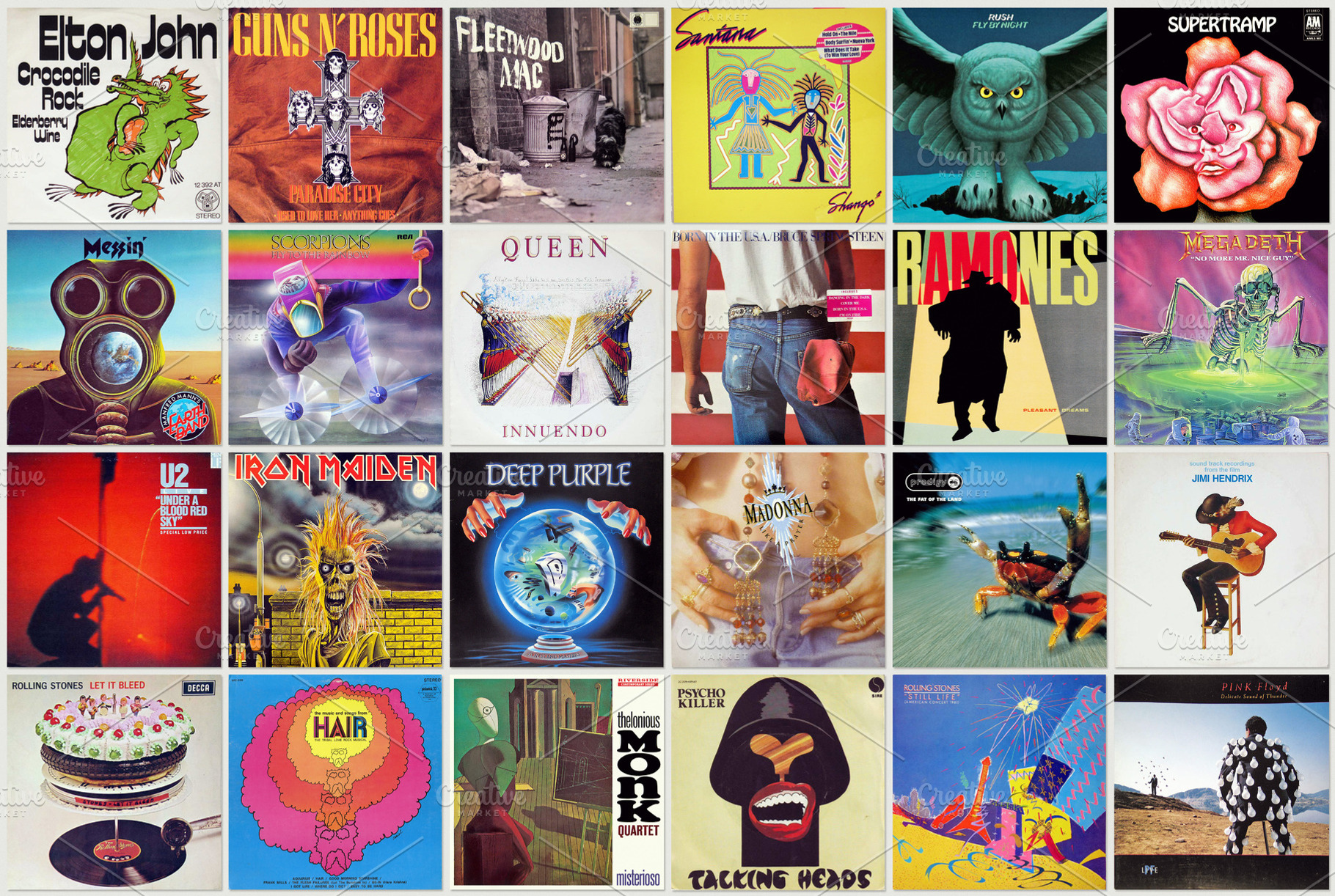 Collection of vintage vinyl records, an Arts & Entertainment Photo by BOOCYS