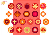 Chinese New Year-set of cliparts, a Seasonal Illustration by Collection by VY (Thumbnail 7 of 15)