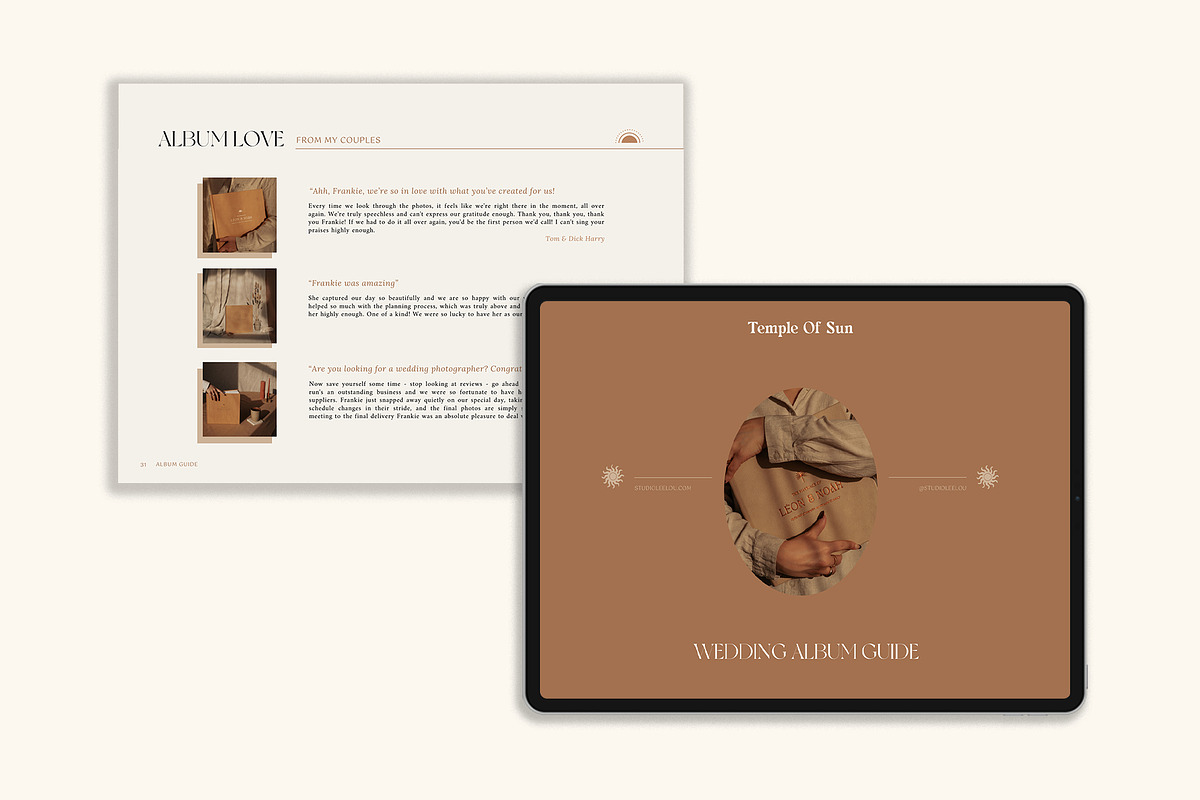 Dreamy | Album Guide PDF, a Templates & Theme by Studio Leelou (Photo 7 of 10)