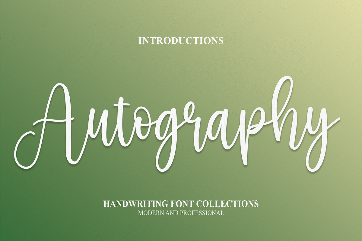 Autography | Script Font, a Script Font by Scratchones (Photo 1 of 6)