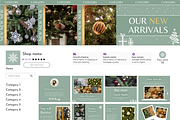 Green Etsy Christmas Templates, a Branding & Logo Template by SunshineStudioBoutique (Thumbnail 8 of 12)