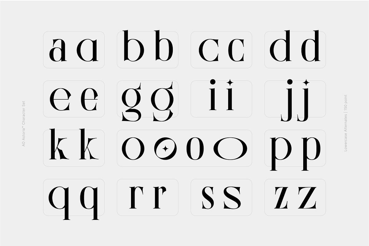 AO Astoria - Display Typeface, a Serif Font by OwunStudio (Photo 12 of 25)