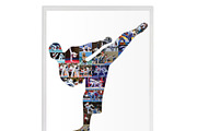 Taekwondo Kick Pose Photo collage, a Flyer Template by AIW SOLUTIONS (Thumbnail 3 of 4)
