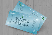 Winter gift voucher Template, a Stationery Template by MightyDesign (Thumbnail 3 of 6)