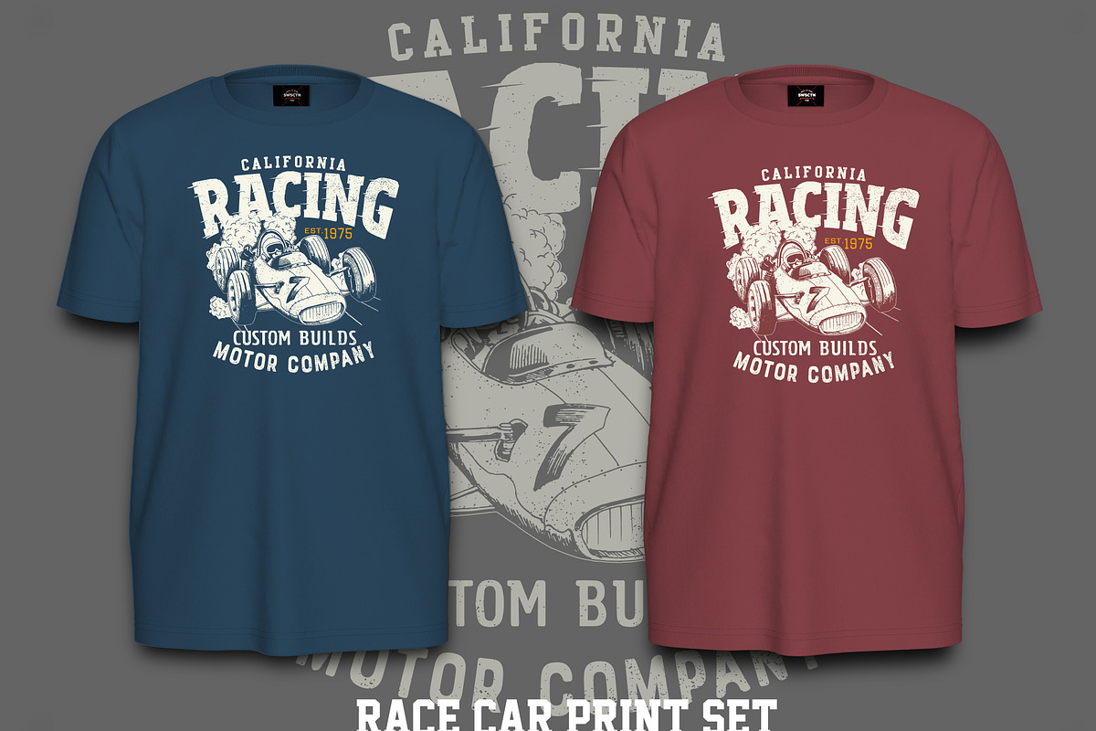 Race car print set, an Education Illustration by swsctn (Photo 5 of 6)