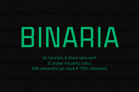 Binaria Font Family preview 8