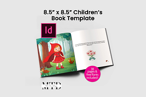 8.5x8.5 Children's Book Template