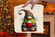 Whimsical Christmas Gnome Clipart, an Illustration by Dream Creation (Thumbnail 7 of 8)