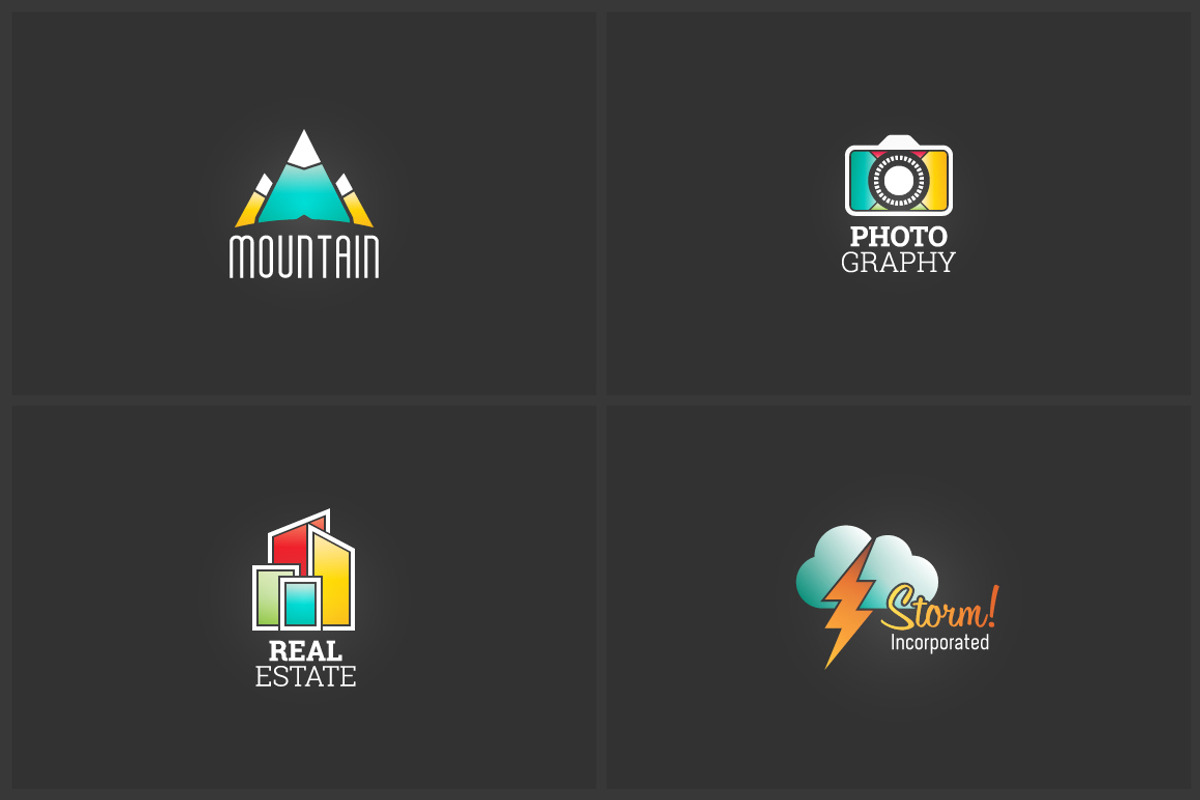 4 Advanced Logo Templates Bundle 1, a Branding & Logo Template by MAOV (Photo 1 of 9)