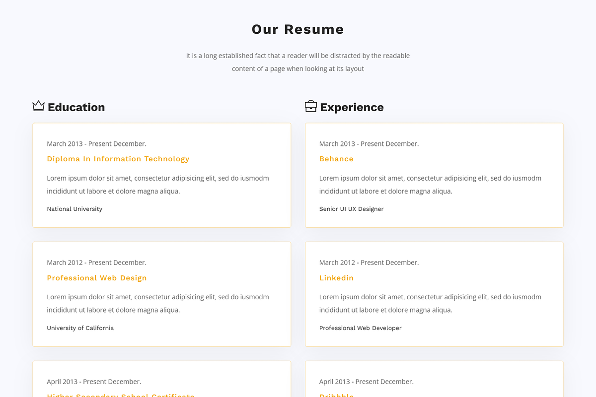 Developer Portfolio for Freelancers, a Bootstrap Template by Themeplaza (Photo 5 of 6)