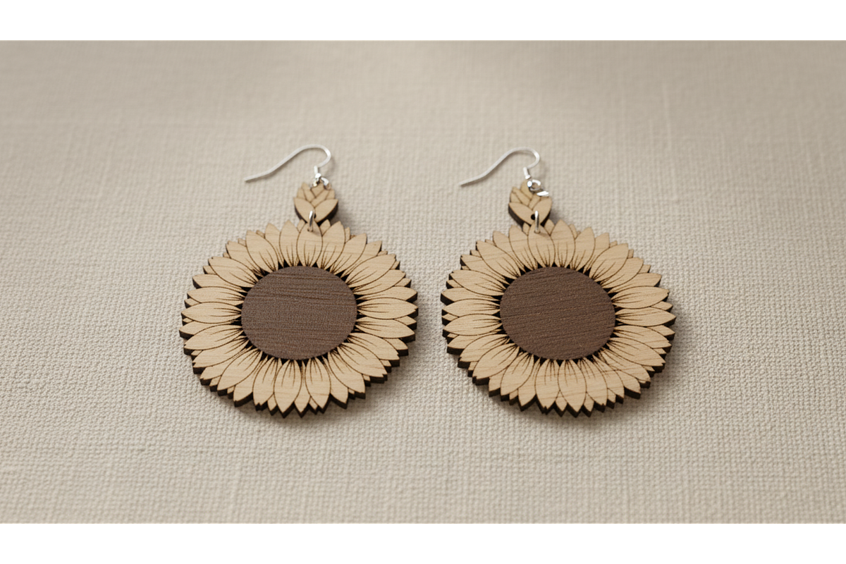 Botanical Earring SVG Set, a Graphic by musafir_fashion (Photo 5 of 11)