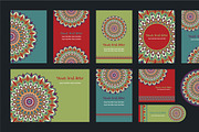 20 Mandala Vintage Template Card., a Card Template by Noree (Thumbnail 18 of 20)