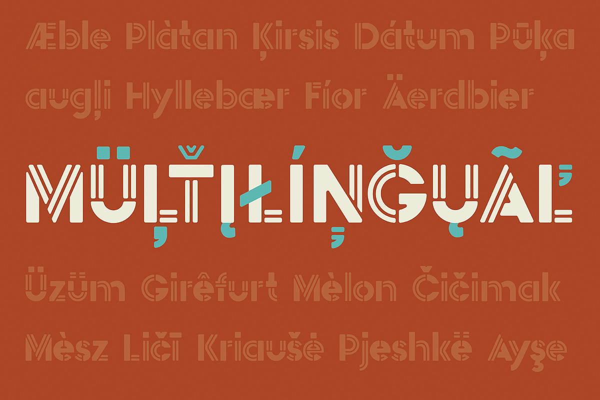 Pikolo Block Alter Font preview 3