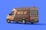 Cargo Van Mockup Set, a Product Mockup by WebAndCat (Thumbnail 7 of 12)