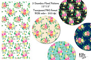Watercolor Flower Clipart - Bohemian, an Illustration by Elly Studio (Thumbnail 5 of 7)
