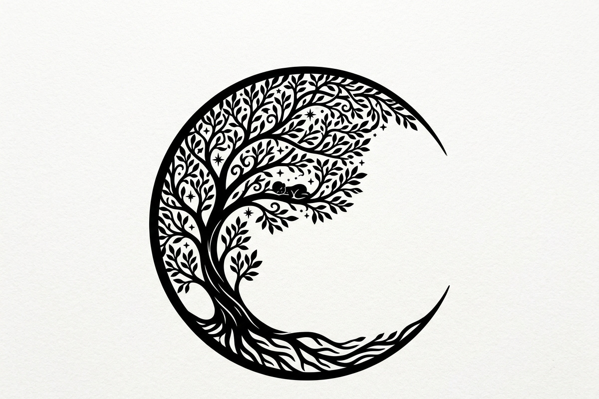 Elegant dream tree silhouette design, a Healthcare Illustration by Amazin_art (Photo 6 of 43)