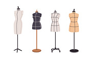 Mannequins, tailor's dummies set, an Object Illustration by Good Studio (Thumbnail 7 of 7)