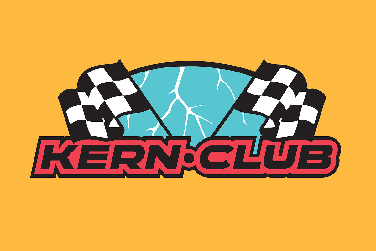 Drag Race Font, a Sans Serif Font by Kern Club (Photo 3 of 4)