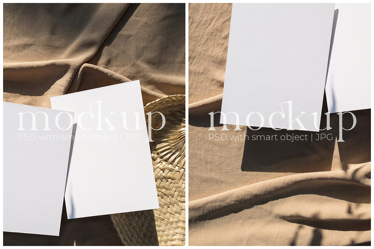 5x7 Wedding Card Mockup, Stationery, a Print Template by eventpapery (Photo 2 of 3)