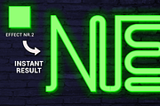 24 Styles - Neon Collection, a Layer Style Add-On by Designer Essentials (Thumbnail 3 of 4)