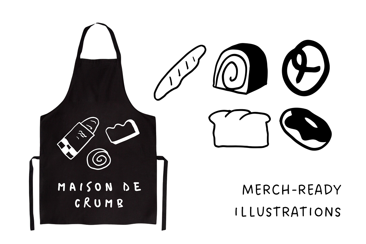 140+ Bread & Bakery Hand-Drawn Set, a Food Illustration by The Journey Atelier (Photo 17 of 20)