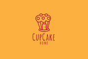 CupCake Home Logo, a Branding & Logo Template by Sahade Studio (Thumbnail 4 of 4)