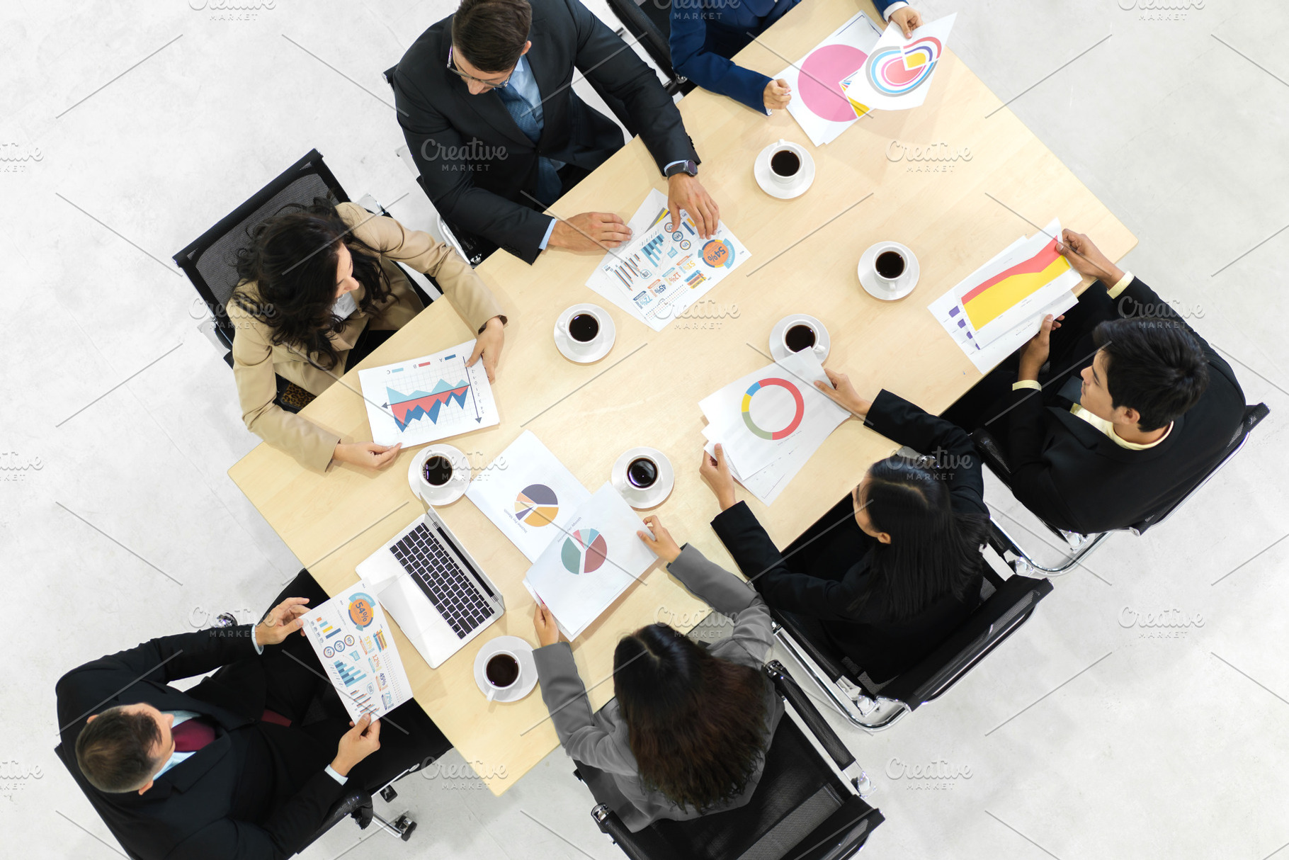 Top view group of professional busin stock photo containing business and, a Person Photo by Art_Photo