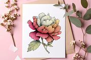 Whimsical Summer Flower Clipart, a Transportation Illustration by SinaCreation (Thumbnail 6 of 7)