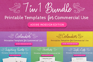 7-in-1 Bundle: InDesign Templates