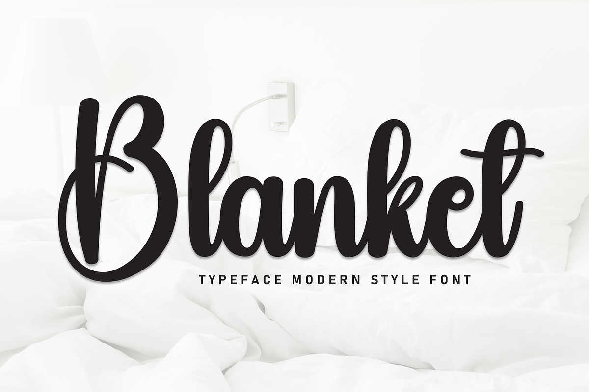 Blanket | Script Font, a Handwritten Font by Scratchones (Photo 1 of 8)