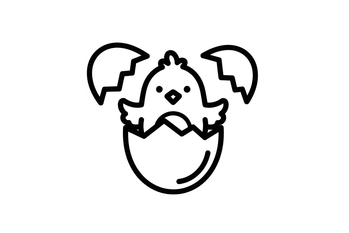 Cute Easter Chick Hatch Vector Bundl, an Illustration by jahid234 (Photo 41 of 51)