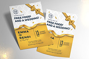 Gold Dinner Invitation, a Flyer Template by Aarley Kaiven (Thumbnail 2 of 2)