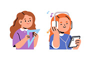 Kids students study at school set, an Education Illustration by Good Studio (Thumbnail 6 of 16)