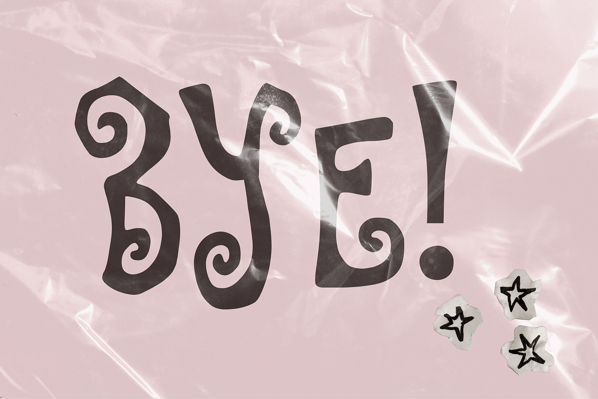 Ramblestruck Bouncy Display Font, a Handwritten Font by The October Creative (Photo 8 of 8)