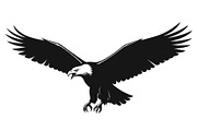 50 Flying Eagle Silhouette Vector Bu, an Illustration by Designs_River (Thumbnail 50 of 51)