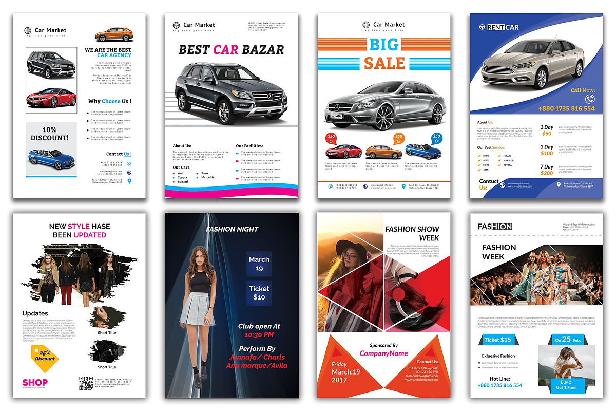 300+ Flyer Template Bundle 98% OFF, a Flyer Template by ZAAS (Photo 23 of 32)