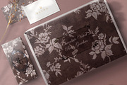 Chocolate Velvet Rose Garden Pattern, a Pattern Graphic by MouseGrey (Thumbnail 7 of 11)