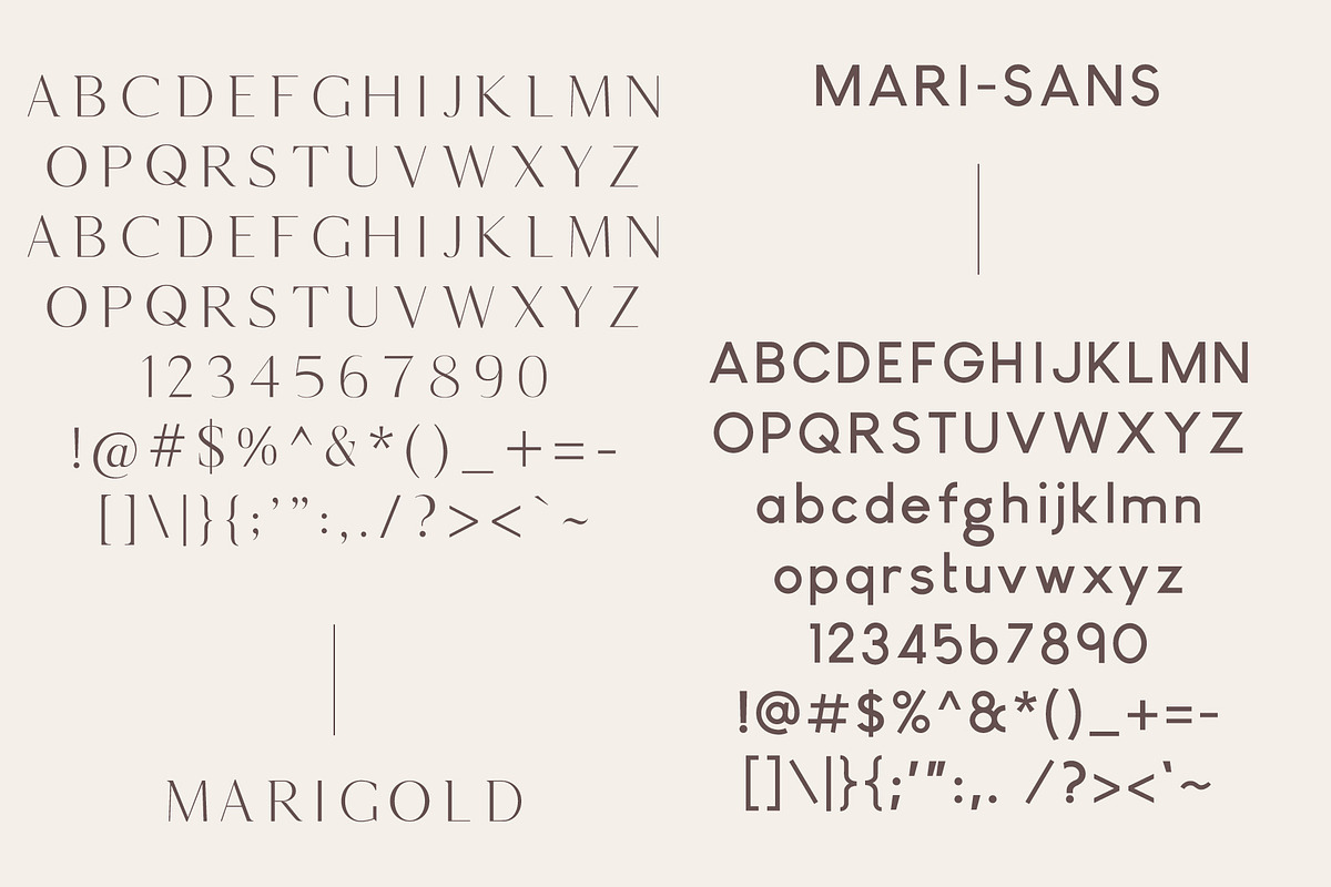 Marigold - Font duo and logo set, a Serif Font by Tropical Type (Photo 9 of 11)