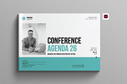 Conference Agenda Template Landscape, a Brochure Template by Work-Envance (Thumbnail 1 of 8)