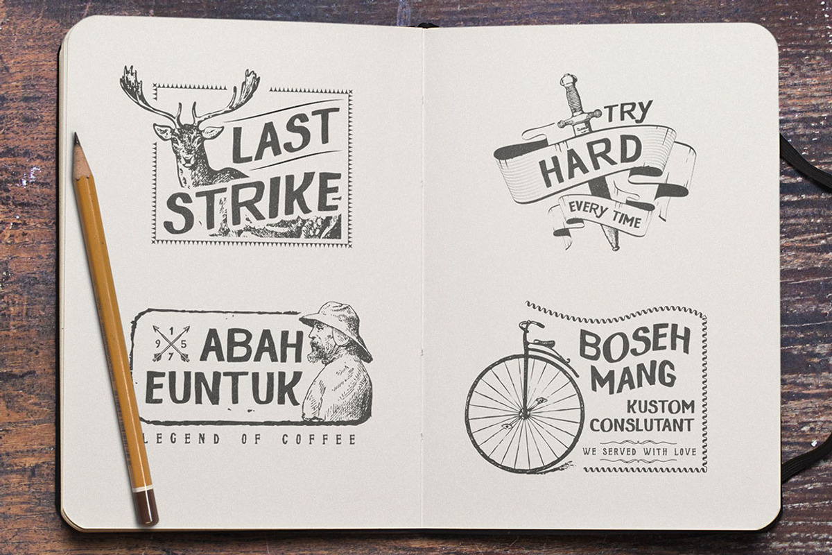 Handmade Font Collection Bundle, a Serif Font by StoricType (Photo 30 of 34)