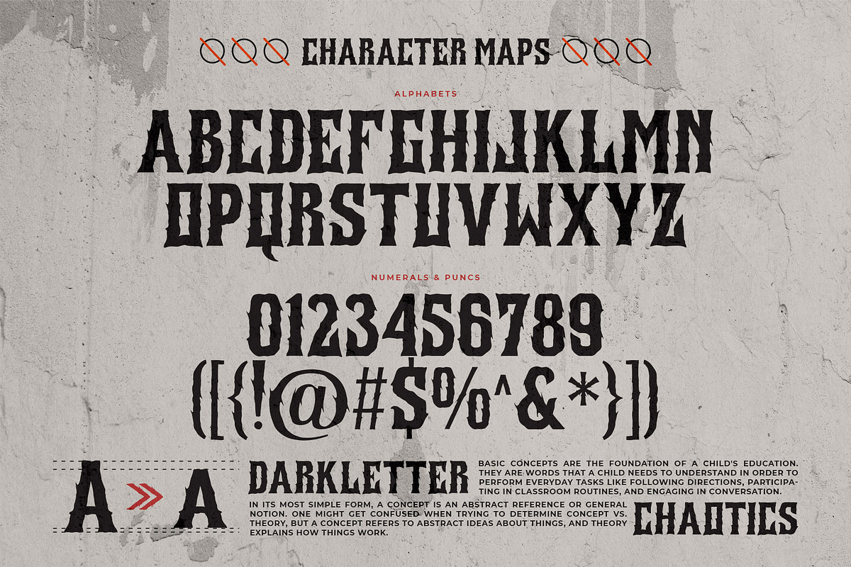 Krondos Typeface, a Blackletter Font by alit design (Photo 6 of 17)