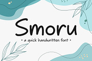 Smoru | Quick Handwritten, a Handwritten Font by Lemonthe (Thumbnail 1 of 6)