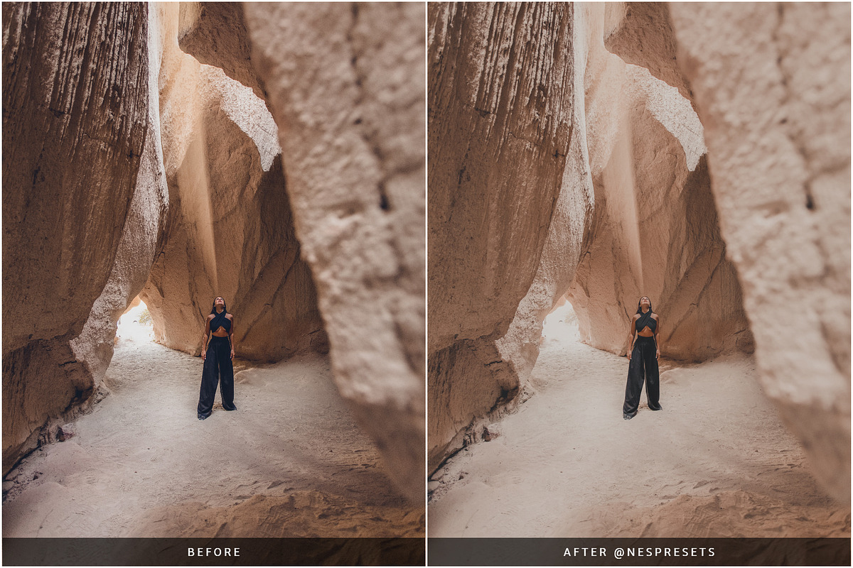 BEIGE POWER LIGHTROOM PRESETS, an Action Add-On by Nes Design Co (Photo 3 of 11)